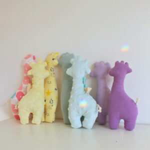 Handmade Crinkle Tag Toy - with Rattle